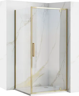 Produktbild von Rea Eckduschkabine Rapid Swing 90X90 Gold