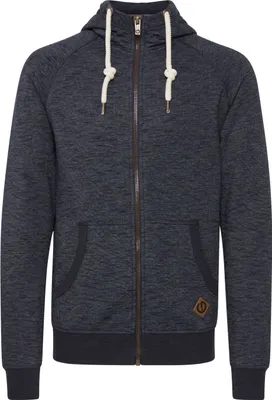 Produktbild von Solid SDVitu Herren Sweatjacke Kapuzenjacke Zip-Hoodie mit Kapuze Kordelzug Kängurutasche Reißverschluss Baumwollmischung Regular fit