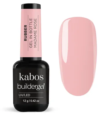 Zdjęcie produktu dla Kabos Builder Gel Rubber w butelce Żel budujący do paznokci żelowych 12 g | Madame Rose