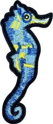 Produktbild von Seepferdchen-Emblem zum Aufbügeln