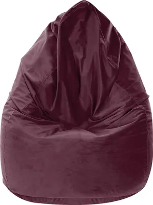 Zdjęcie produktu dla Dreamroots Bean Bag 80x80x120cm Beanbag z oparciem oraz pokrowcem, pufa do siedzenia, beanbag, puf do siedzenia, Blackberry Wine