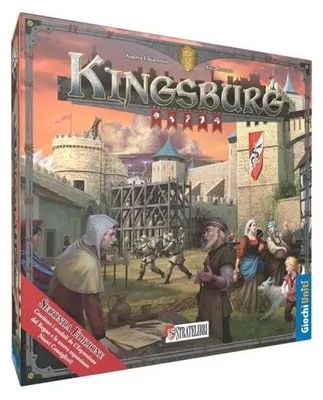 Imagen del producto de Kingsburg Deluxe Edition (Edición italiana) – Juego de mesa – Giochi Uniti – 2-5 jugadores – 10+