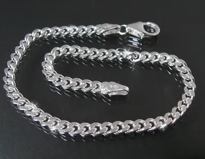 Produktbild von NIKLARSON® Panzerarmband 3,3mm x19cm  925 Sterling Silber Armband  Armkette K10533-19