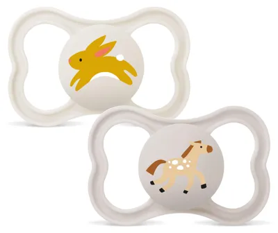 Imagen del producto de MAM Supreme Silicona, biberón 16+ "Conejo/Caballo", 2 unidades – Pack de 6