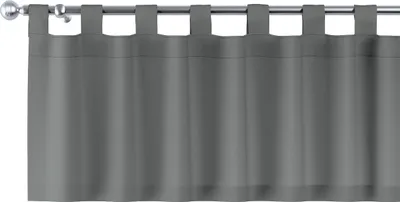 Produktbild von Dekoria Kurzgardine mit Schlaufen, grau, 130 x 40 cm