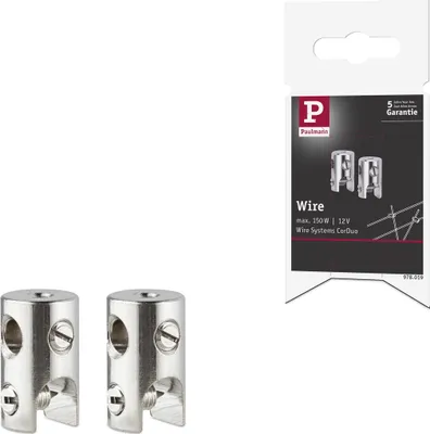 Produktbild von Paulmann Seilklotz Chrom 2er-Pack