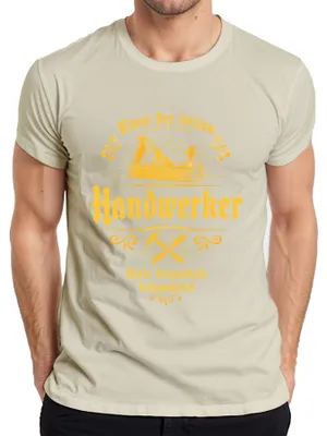 Productafbeelding van Een van de laatste ambachtslieden. Vriendelijk verzoek: statement-shirt met sarcasme. Herenmodel. Natuurlijk. Groot