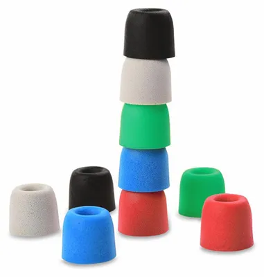 Obrázok produktu pre 5 párov náušníkov do slúchadiel, 4,9 mm pamäťová pena, náušníky do slúchadiel do uší, 10 kusov