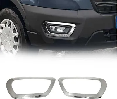 Immagine prodotto di Cornice per fendinebbia per Ford Transit 2019-2025 in acciaio inox 2x
