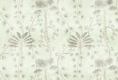 Produktbild von Tadessi Fototapete | Palmen | 4.00 m  x 2.70 m | Grün | Grau | Wandbild | Digitaldruck