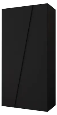 Produktbild von MIRJAN24 Kleiderschrank Zen 100, Kleiderschrank, Garderobe (Farbe: Schwarz / Schwarz + Schwarz, Größe: 100 cm)