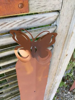 Produktbild von Edelrost Zaunlatte Schmetterling