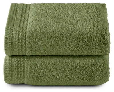 Produktbild von Set mit 2 Handtüchern aus 100% gekämmter Baumwolle, 600 g/m²