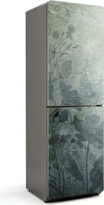 Produktbild von Zartes Blumenmuster – Magnetische Kühlschrank Abdeckung – Dekorfolie magnetisch Küche – Kühlschrank Magnet Deko – selbstklebende Magnettafel – Magnetfolie für Kühlschranktür – 60x190 cm