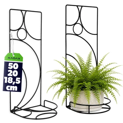 Zdjęcie produktu dla KADAX Kwietnik Stojak Na Doniczkę metalowy Wiszący 50cm