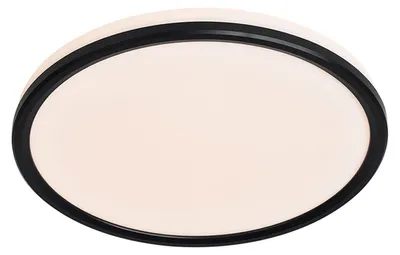 Produktbild von Nordlux Liva Smartlight LED Deckenleuchte 20W IP54 Schwarz Steuerbare Lichtfarbe