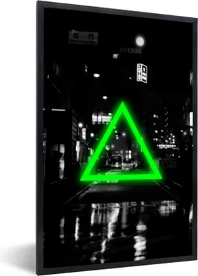 Produktbild von MuchoWow® Gerahmtes Poster Controller - Spiele - Dreieck 20x30 cm - Poster mit Schwarzem Bilderrahmen Wandposter Rahmen Foto Bilder - Drucken - Bilder Poster im Rahmen