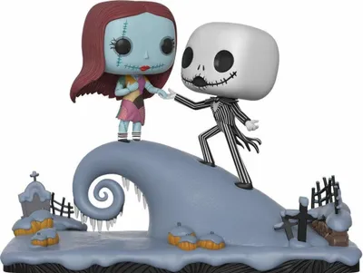 Image de Funko POP! Disney, L'Étrange Noël de Monsieur Jack – Jack et Sally sur la colline, figurine en vinyle
