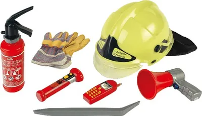 Produktbild von 7tlg. Feuerwehr-Set mit Helm , 1 Set