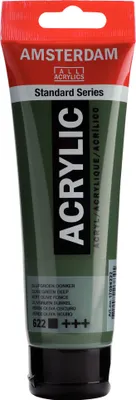 Produktbild von Royal Talens Talens Amsterdam Acrylfarbe 120 ml 622 – Olivgrün dunkel