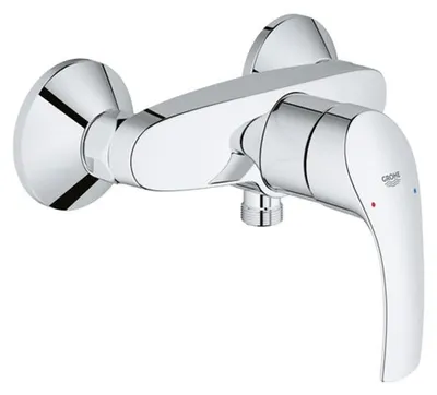 Produktbild von Grohe Brause-Hebelmischer Eurosmart Wandmontage, eigensicher verchromt