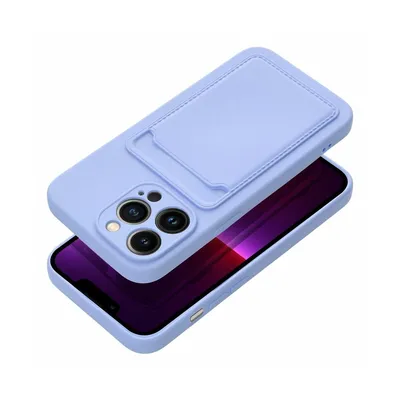 Immagine prodotto di CardCase custodia per cellulare custodia in silicone compatibile con iPhone 16 viola