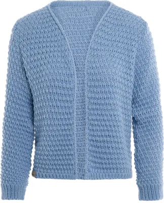 Produktbild von Knit Factory Becky Kurze Strickjacke - Crystal Blue - 36/38