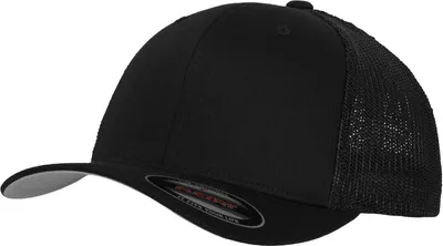 Produktbild von Urban Classics Flexfit Mesh Trucker Herren Cap Einfarbig, Größe: S/M; Farbe: Black