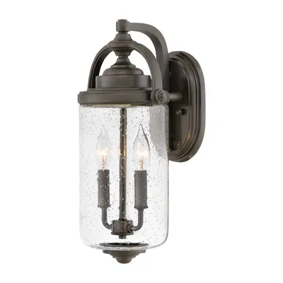 Immagine prodotto di Applique da esterno in stile retrò, bronzo oliato, E14, 40 W, Willoughby Hinkley
