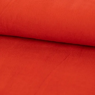 Produktbild von Cordstoff Feincord Babycord Baumwolle Meterware uni terracotta 1,45m