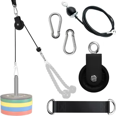 Productafbeelding van Kabelsysteem voor Thuis Fitness - Onderarmtrainer en Krachttraining Accessoires