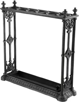 Produktbild von Casa Padrino Luxus Schirmständer Gusseisen Grau Schwarz - Hotel Luxus Kollektion - Barock - Jugendstil - Art Deco