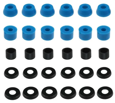 Image de Kit de bushings pour trucks de skateboard, 3 jeux, dureté 88A, pour trucks de 7 pouces
