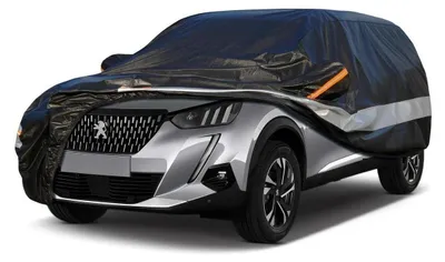 Obrázok produktu pre Autopoťah, 10 vrstiev, vodeodolný a priedušný, pre model Peugeot 3008 (ročníky 2009-2023), čierna farba