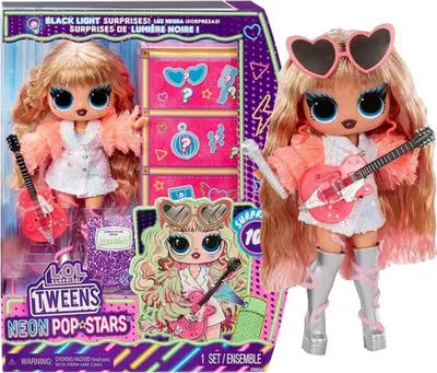 Produktbild von L.O.L. Surprise! Tweens Neon Pop Stars - Thea Stars, Modepuppe, Weiblich, 4 Jahr(e), Junge/Mädchen, Mehrfarbig