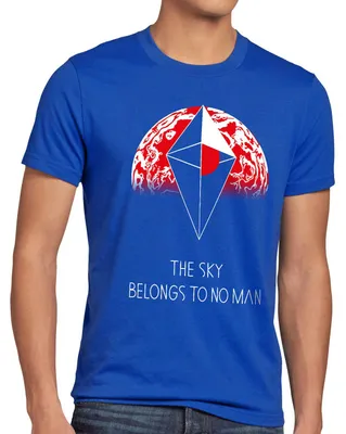 Produktbild von BaumwolleCloud The Sky belongs to No Man Herren T-Shirt