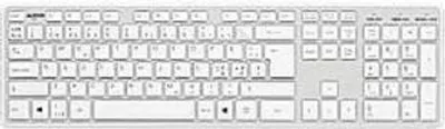 Immagine prodotto di Matting 508103 Tastatur USB QWERTY Nordisch Silber - Weiß (508103)