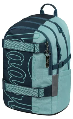 Produktbild von Baagl Schulrucksack Jungen Teenager Laptopfach Brustgurt 25 l - Petrol