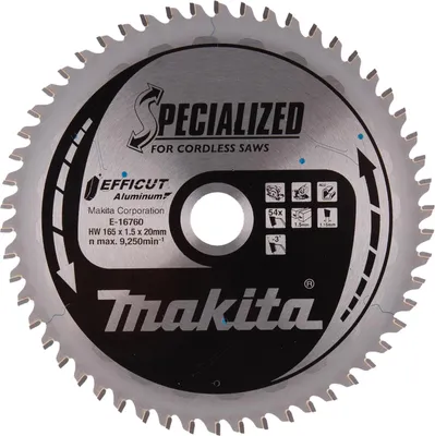 Immagine prodotto di Lama Makita EFFICUT 165 x 20 mm - 54 Z