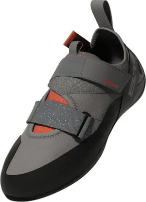 Kletterschuh "KIRIGAMI W" von Five Ten in Grau mit Klettverschluss und rutschfester Sohle.