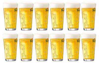 Produktbild von 12er-Set Grolsch Craft Biergläser 25 cl,  und original