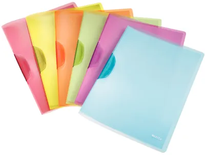 Obrázek produktu pro Leitz 41760099 Složka s klipem ColorClip Rainbow A4 PP assorted