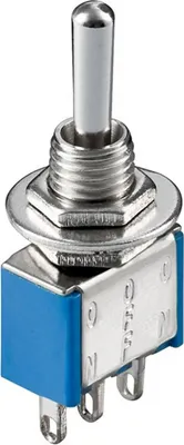 Produktbild von goobay Kippschalter ON/OFF/ON 3 x Lötösen 12 V 6 a(Bulk)