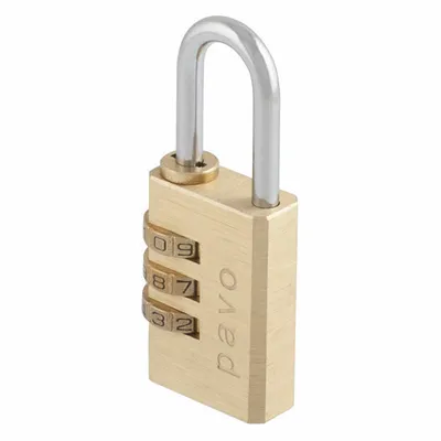 Produktbild von 2x 3-stelliges Zahlenschloss Reiseschloss Gepäckschloss Vorhängeschloss