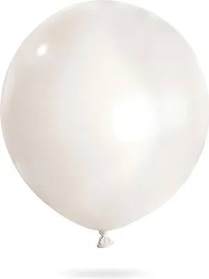 Obrázek produktu pro Obří kulatá balónová pokojová dekorace bílá 80 cm - jedna velikost pro všechny