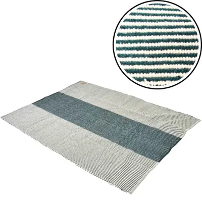 Zdjęcie produktu dla Dywan ESQUINA 140x200 cm, zielono-biały