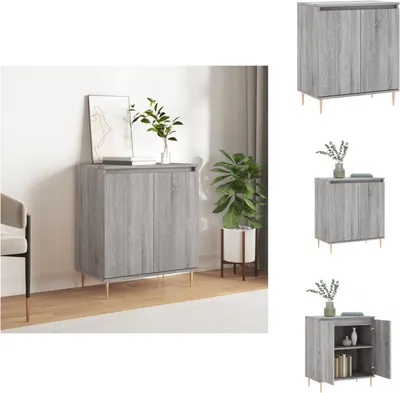 Produktbild von vidaXL Sideboard Grau Sonoma 60x35x70 cm Holzwerkstoff -  Sideboards