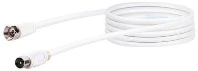 Produktbild von Schwaiger KVCK163 532, 3 m, F, IEC, Weiß