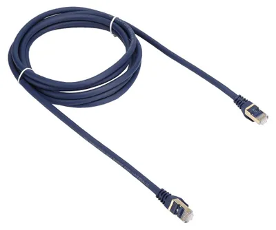 Image de Câble réseau en cuivre sans oxygène 26 AWG, 2 000 MHz, pour ordinateurs, routeurs et décodeurs, 40 Gbps (3 mètres)