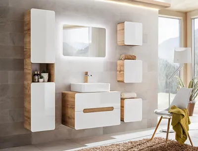 Immagine prodotto di Mobili bagno di design Set di 6 pezzi gruppo lavabo moderno